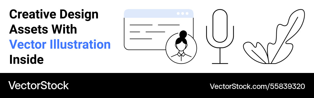 Creative design elements featuring browser window Creative design elements featuring browser window vector image