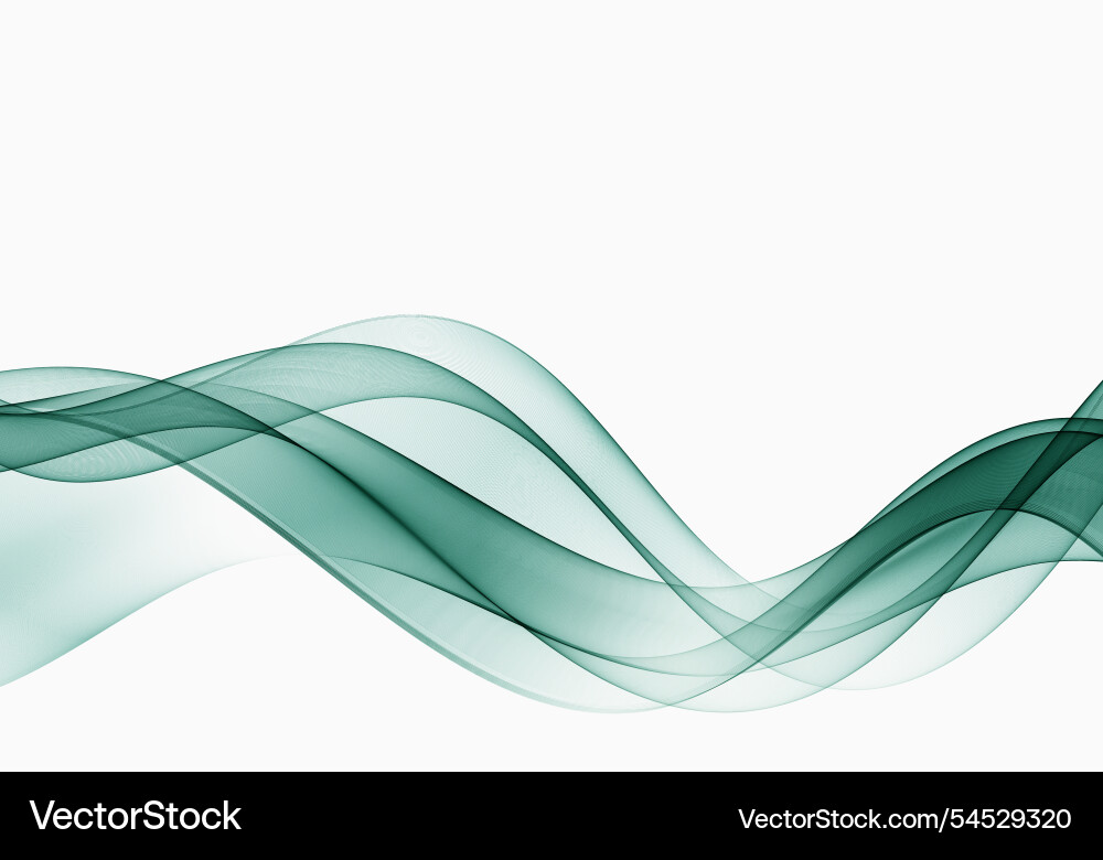 Flow of transparent abstract wave design element Flow of transparent abstract wave design element vector image