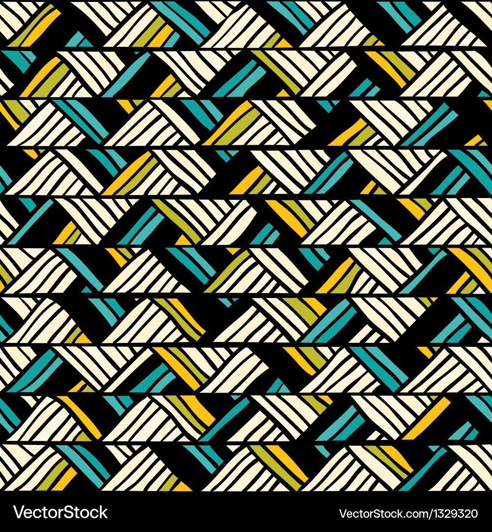 Geometric Line Pattern vector image