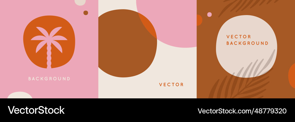 Set of abstract creative backgrounds in minimal Set of abstract creative backgrounds in minimal vector image