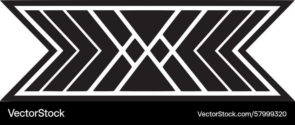 Sharp Chevron Pattern Vector Image