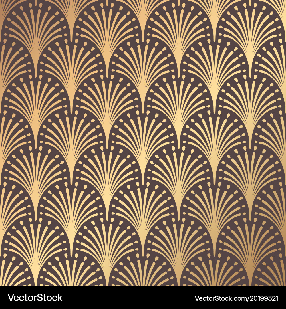 Art deco pattern vector image