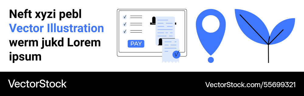 Payment process with digital forms location icon Payment process with digital forms location icon vector image