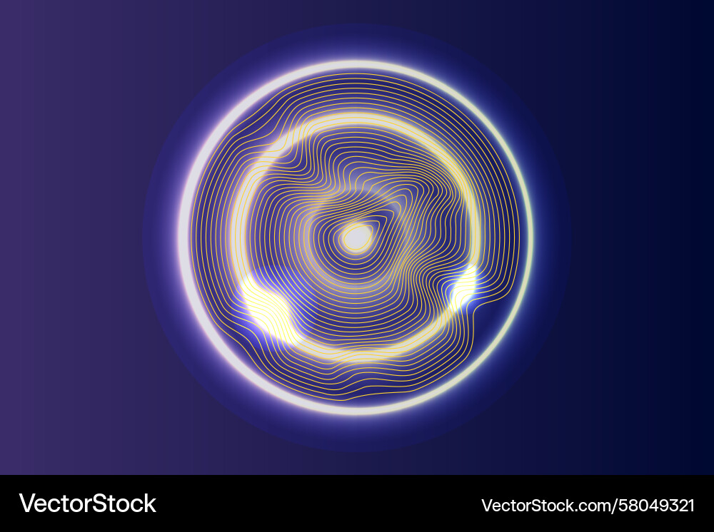 Sound Wave Data Visualization Vector Image