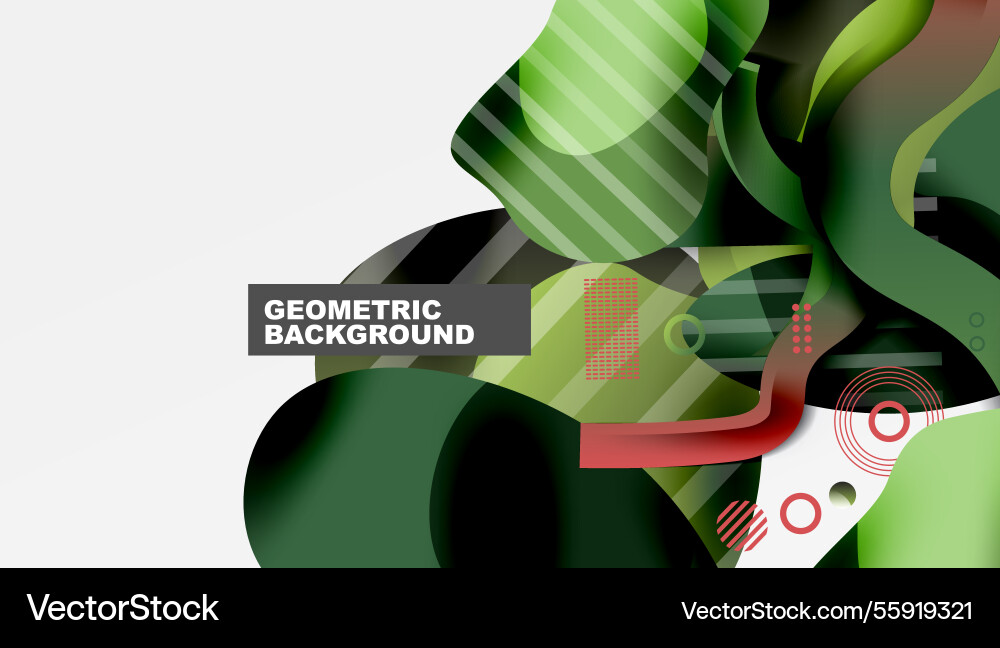 Vibrant abstract background overlapping shapes Vibrant abstract background overlapping shapes vector image