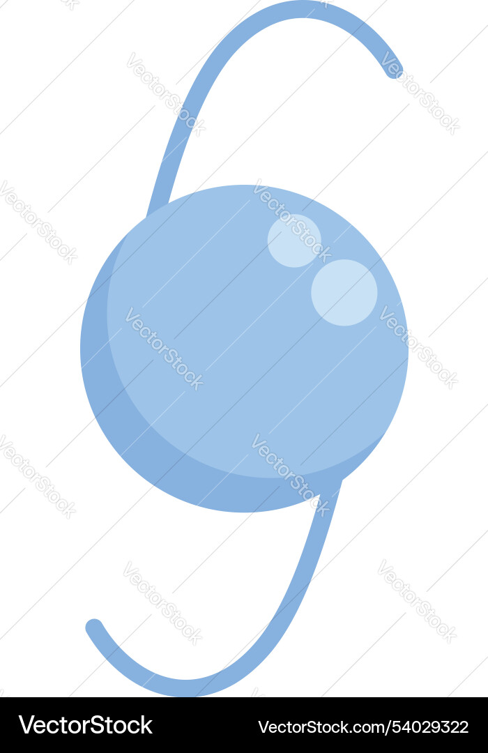 Electron rotating around the nucleus of an atom Vector Image