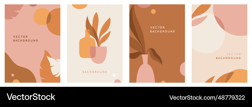Set of abstract backgrounds with copy space Set of abstract backgrounds with copy space vector image