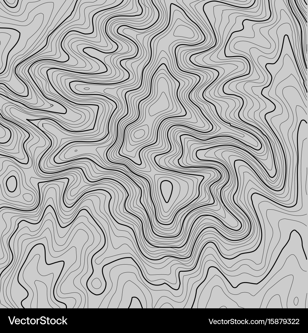 Topographic map background with space for copy vector image