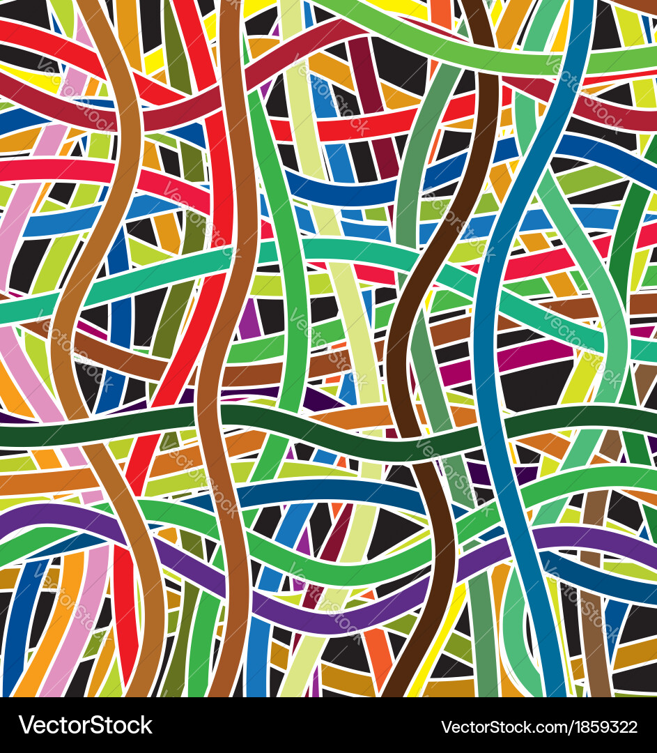 Wavy Line Pattern vector image
