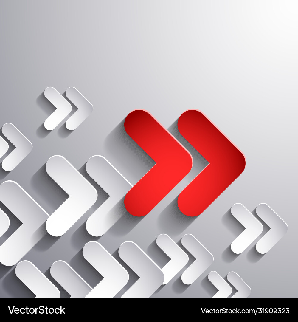 Abstract 3d arrows moving forward Abstract 3d arrows moving forward vector image