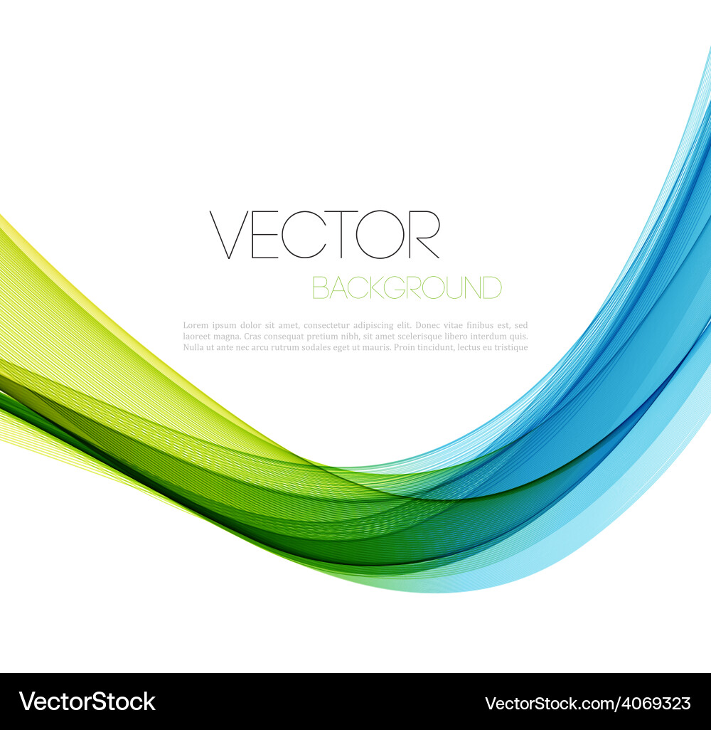 Abstract Flow Lines Background vector image