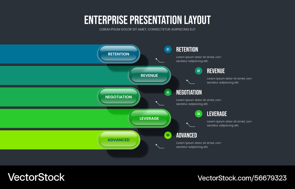 Professional development frame layout consulting vector image