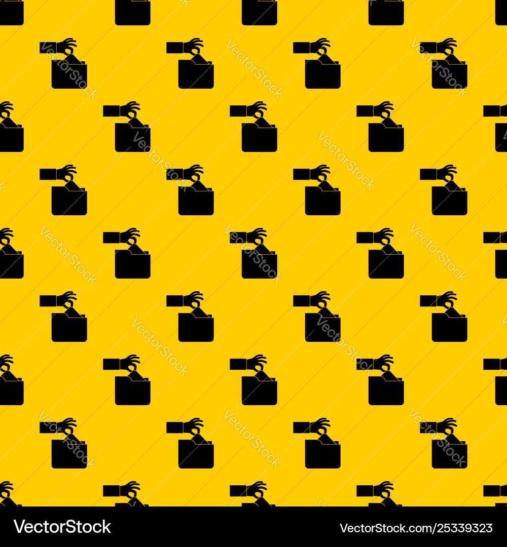 Robbery secret data in folder pattern Robbery secret data in folder pattern vector image