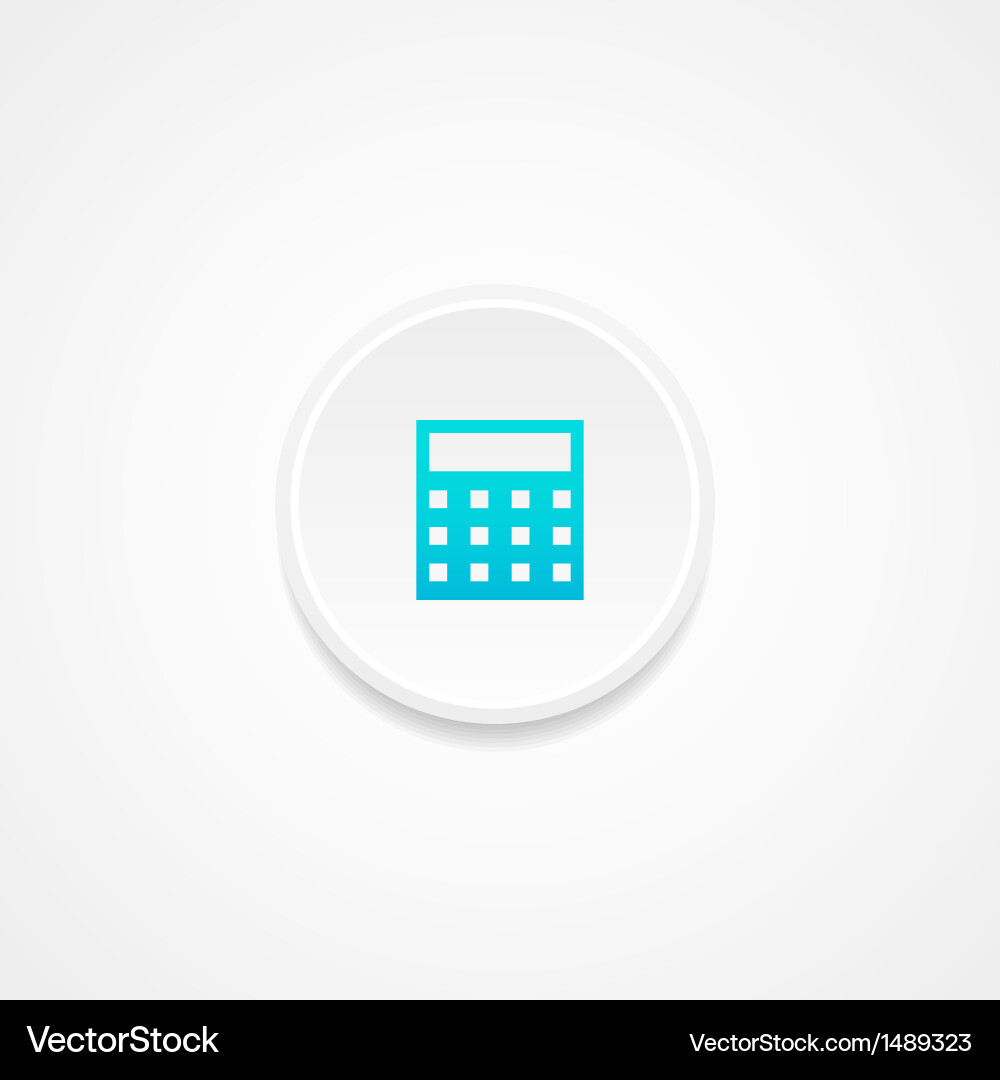 Web button vector image