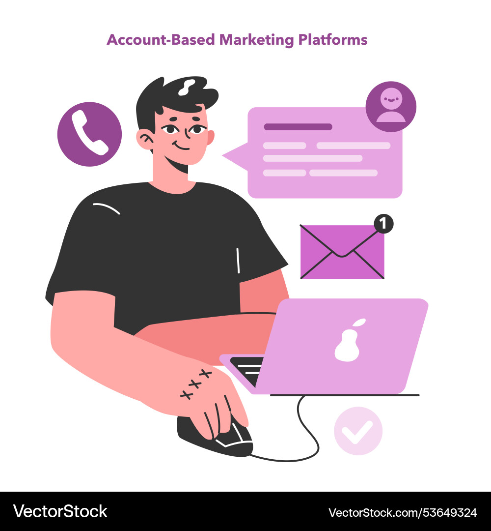 E-commerce software or tool account based E-commerce software or tool account based vector image