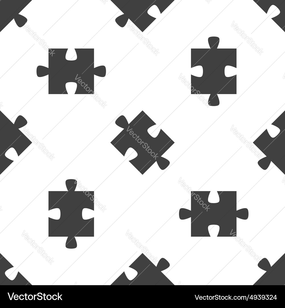 Puzzle pattern Vector Image