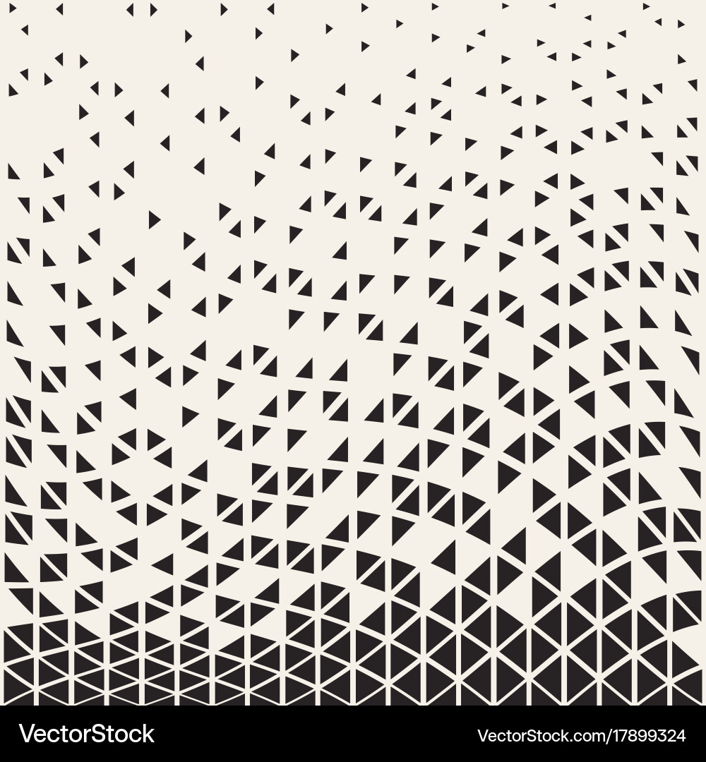 Triangular Monochrome Pattern vector image