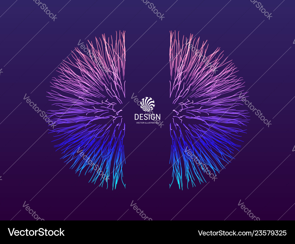 Dynamic Particle Array - Burst vector image
