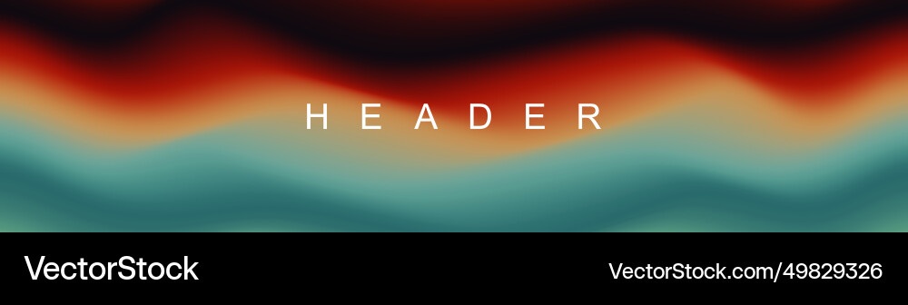 Abstract pastel gradient header background Abstract pastel gradient header background vector image