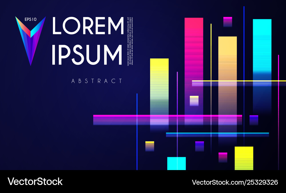 Dynamic Geometric Abstract Background vector image