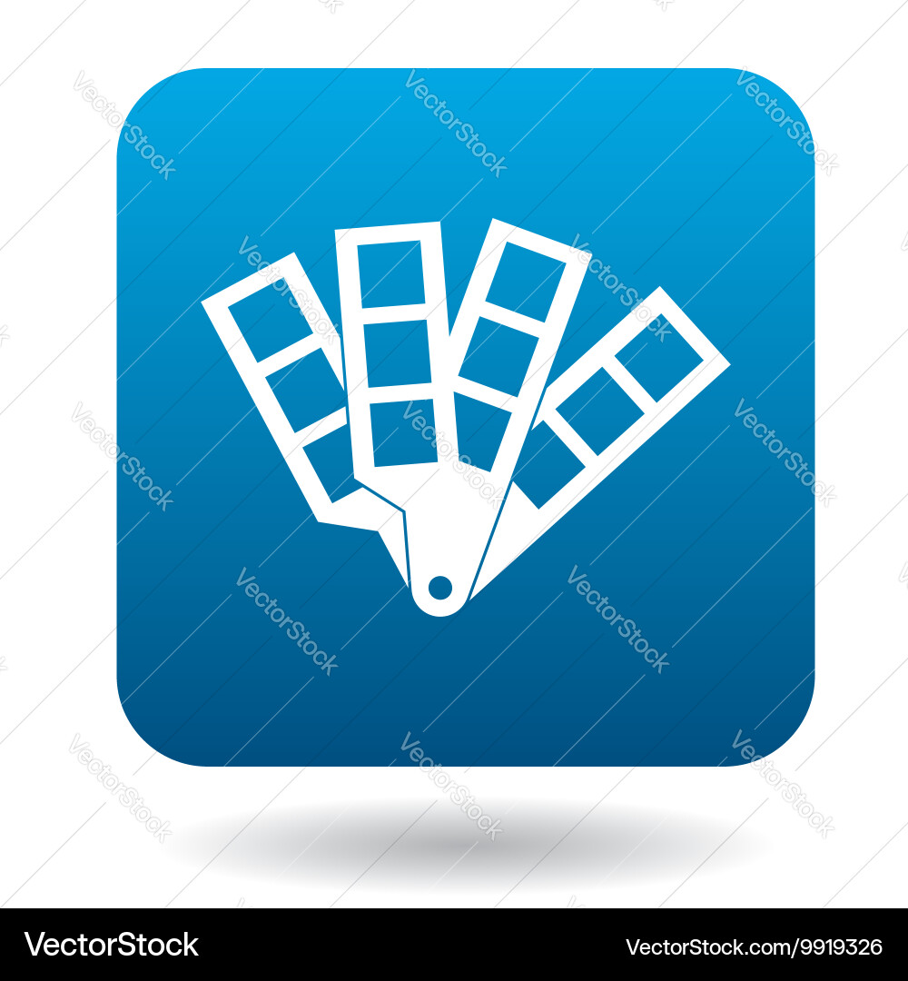Palette guide icon in simple style vector image