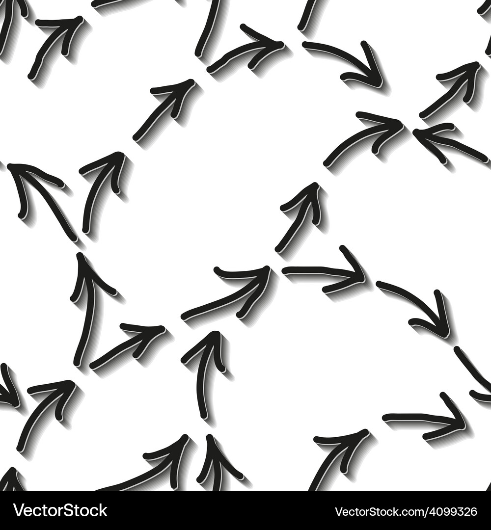 Seamless arrow pattern Vector Image