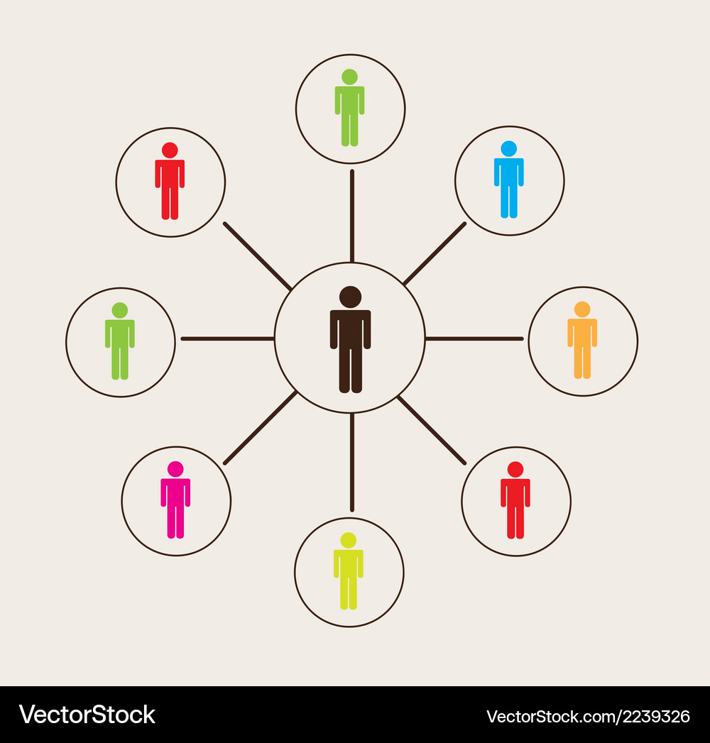 Thinking Men Concept Vector Image