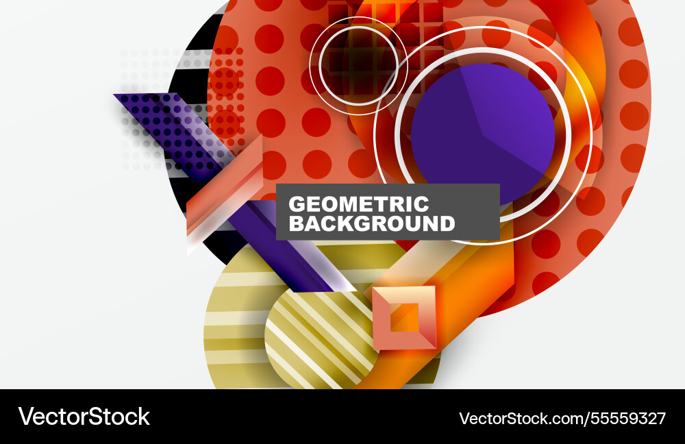 Dynamic complex geometric abstract background Dynamic complex geometric abstract background Vector Image