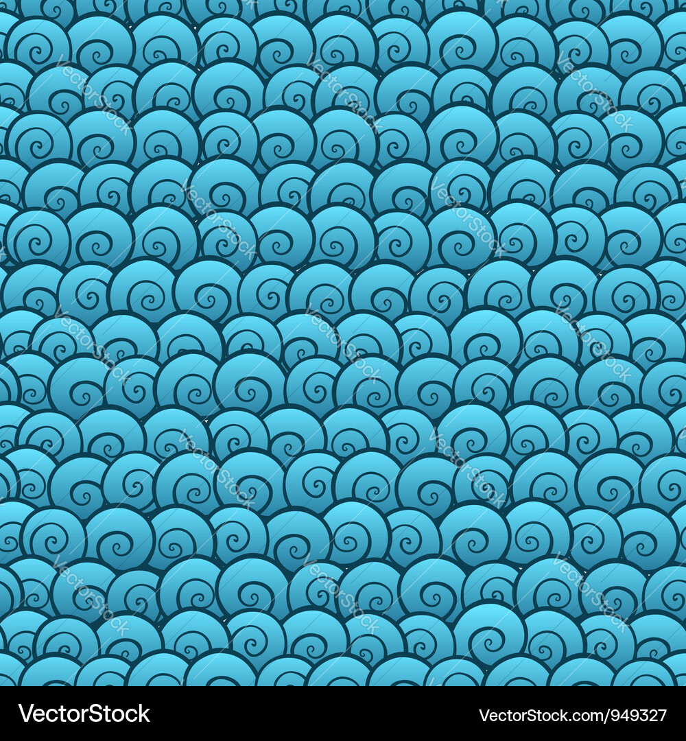 Retro shells pattern Vector Image
