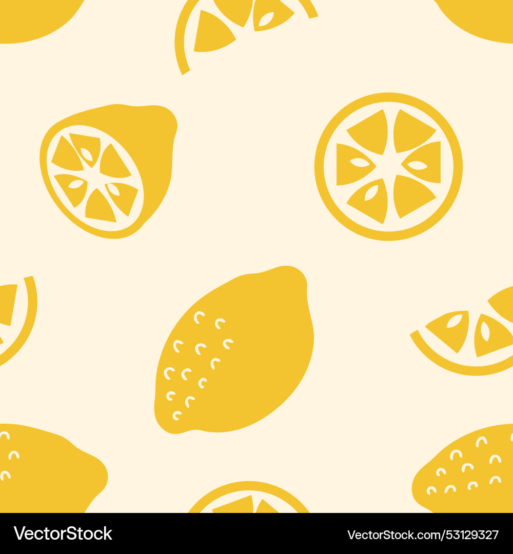 Seamless minimal pattern with retro flat style Vector Image