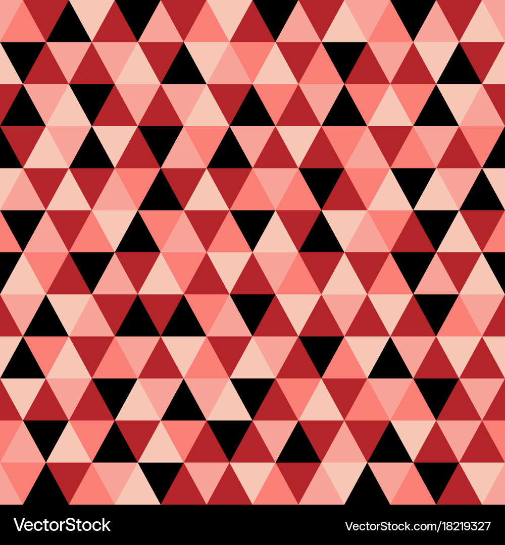 Triangle pattern with retro and fashion concept vector image