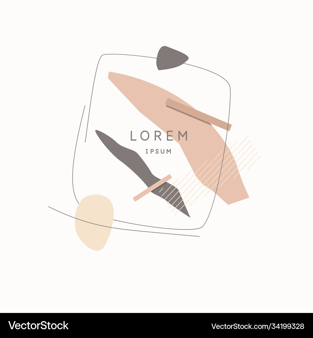 A composition with abstract elements in popular A composition with abstract elements in popular vector image