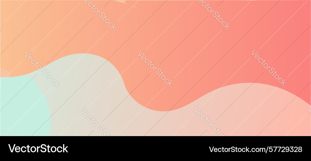 Abstract gradient organic wave shape design Vector Image