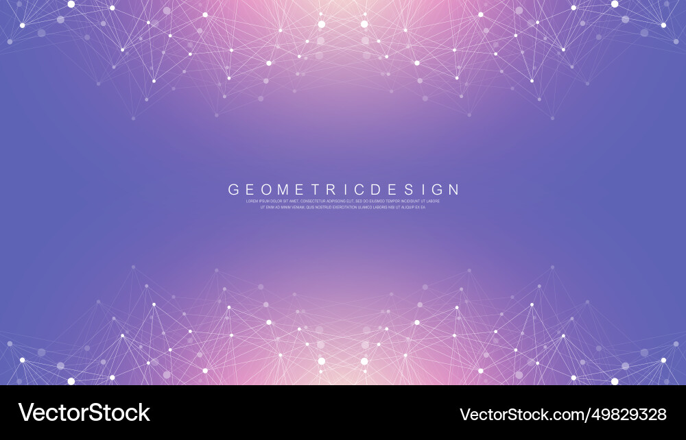 Global network connection banner design template Global network connection banner design template vector image