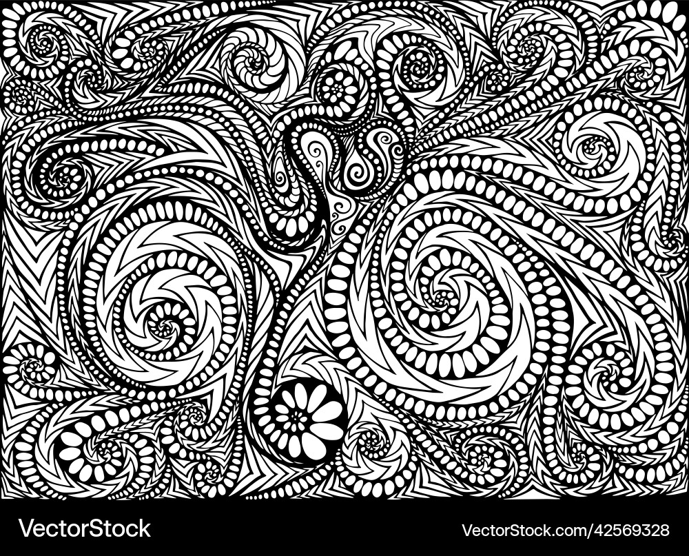 Intricate Abstract Pattern vector image