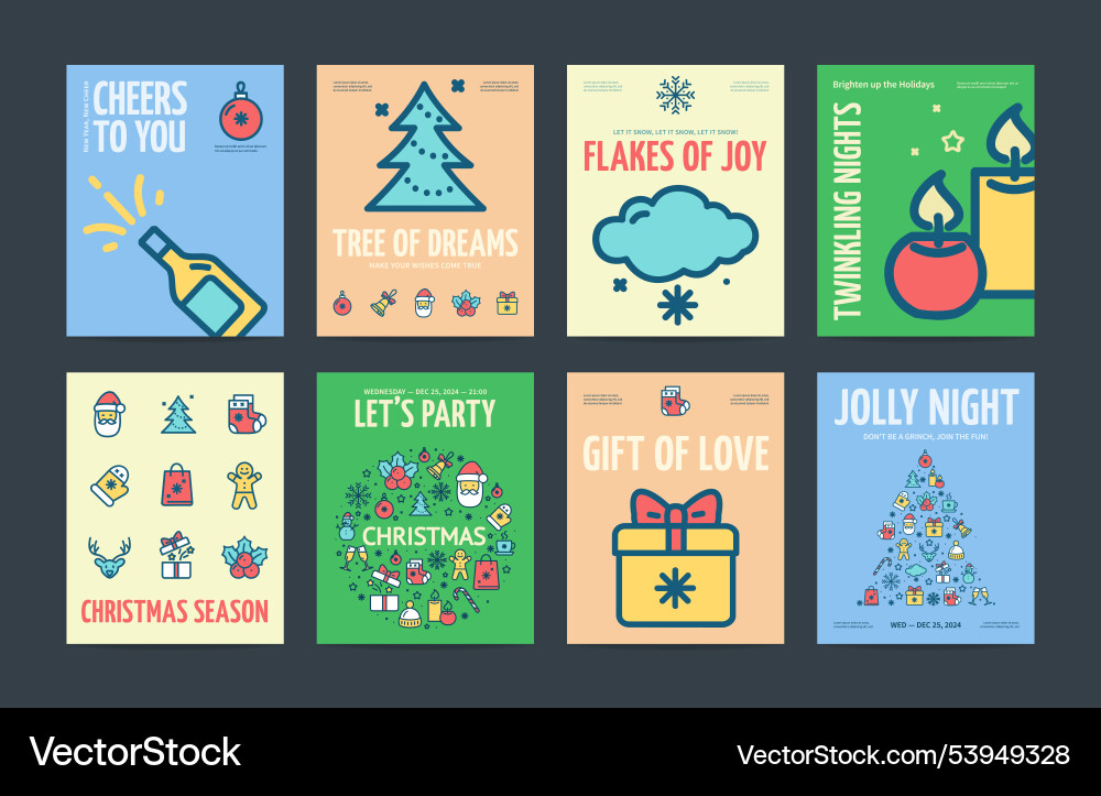 Merry christmas and happy new year concept Merry christmas and happy new year concept vector image