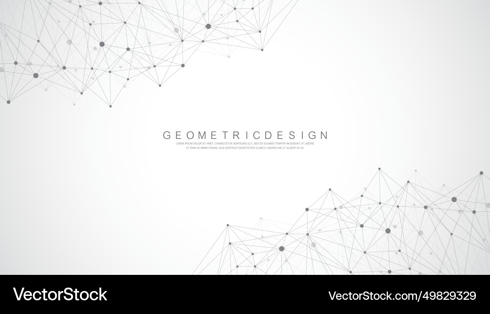 Global network connection banner design template Global network connection banner design template vector image