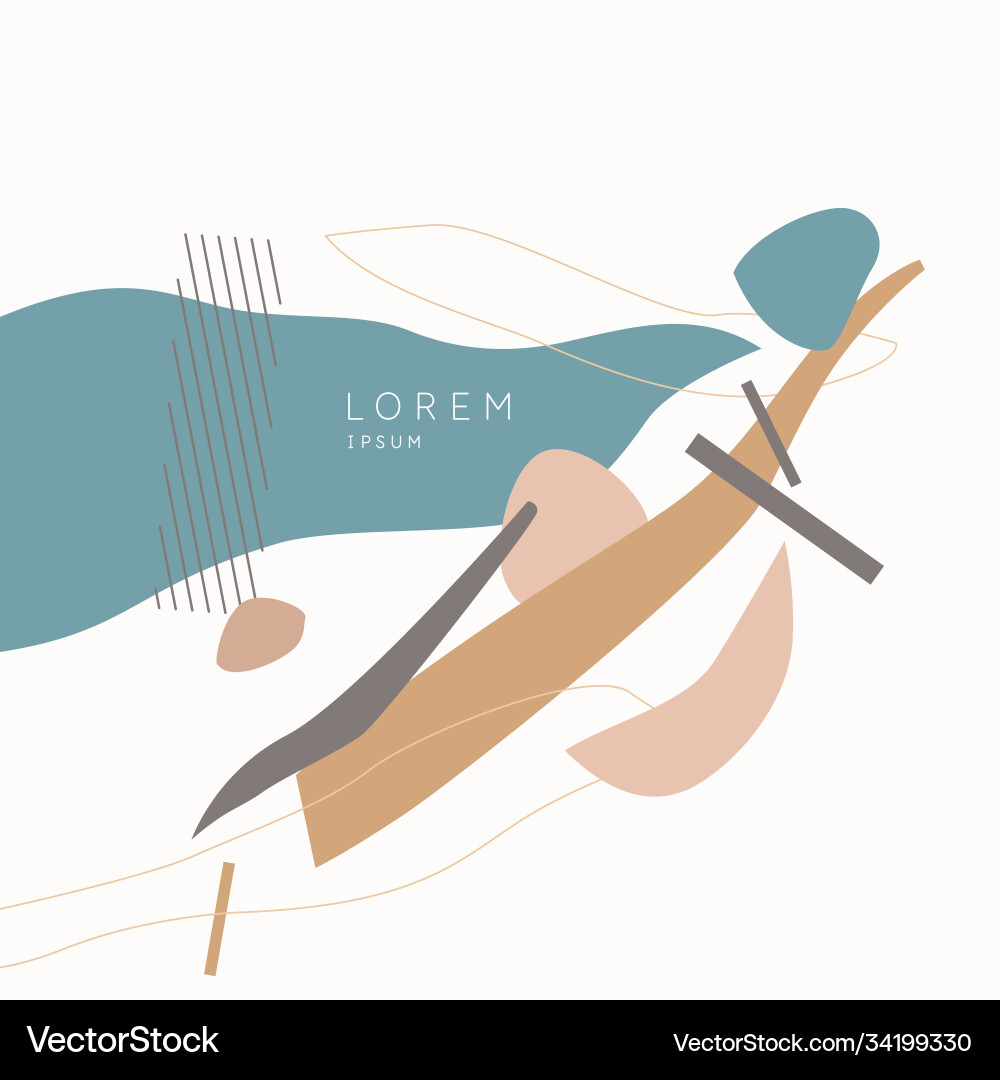 A composition with abstract elements in popular A composition with abstract elements in popular vector image