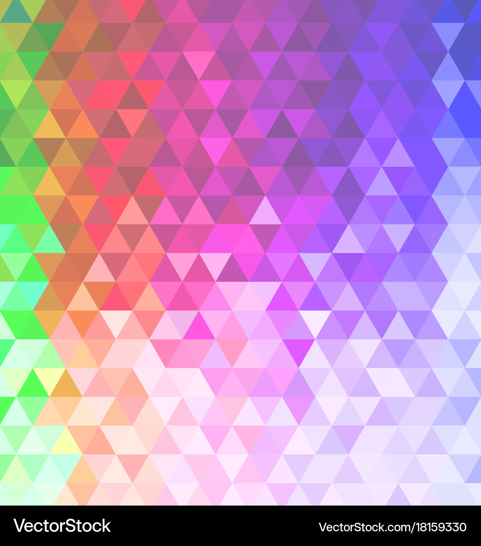 Abstract colorful background with triangle 02 vector image