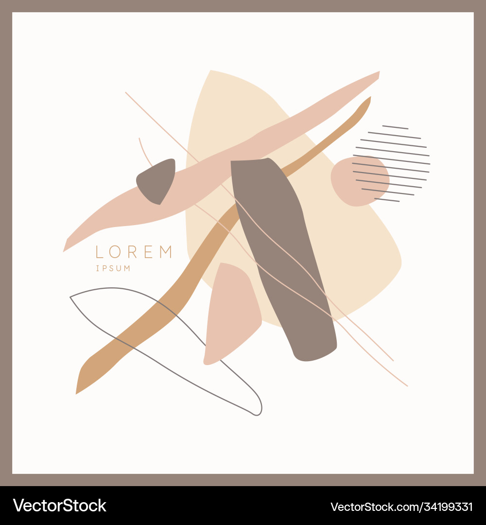 A composition with abstract elements in popular A composition with abstract elements in popular vector image
