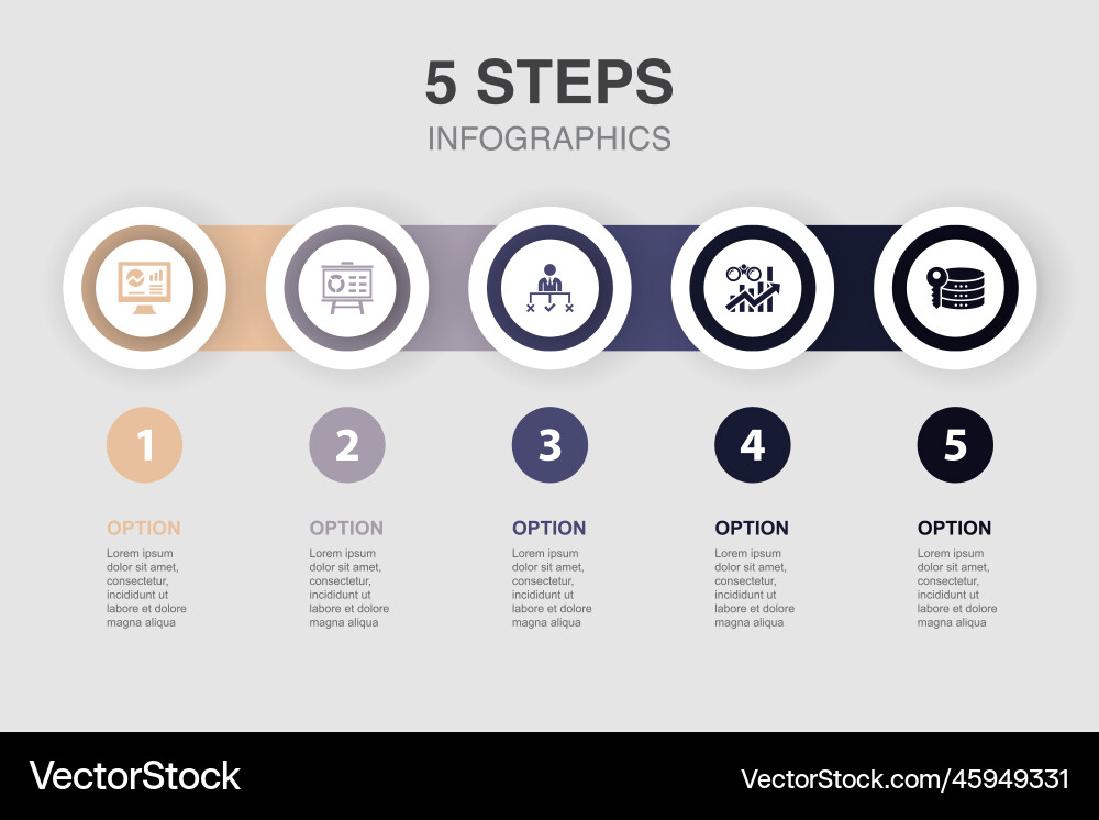Data Performance Analytics Template vector image