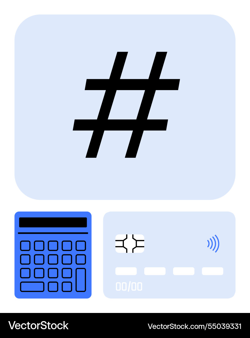 Digital security concept with metadata tag vector image