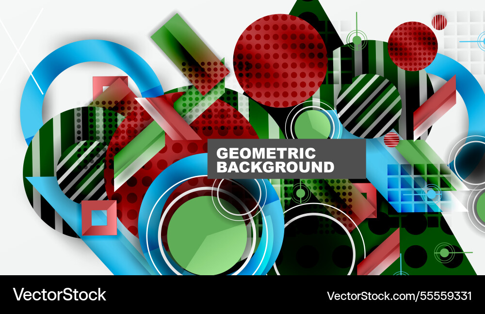 Dynamic complex geometric abstract background Dynamic complex geometric abstract background vector image