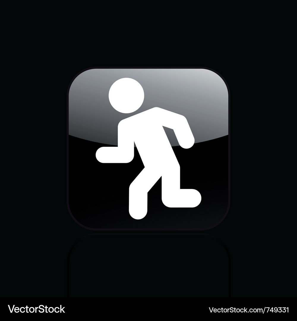 Exit security icon Vector Image