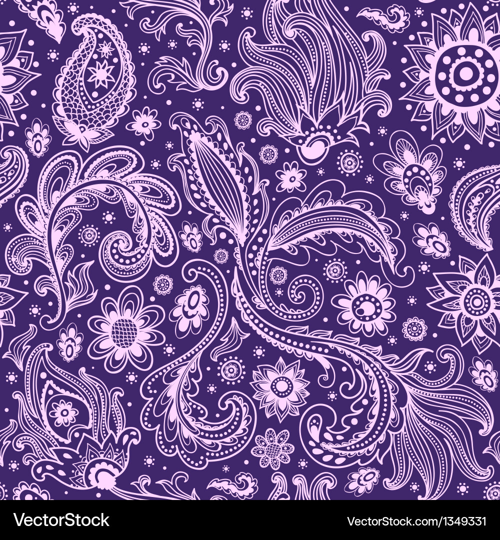 Intricate Floral Ornament Vector Image