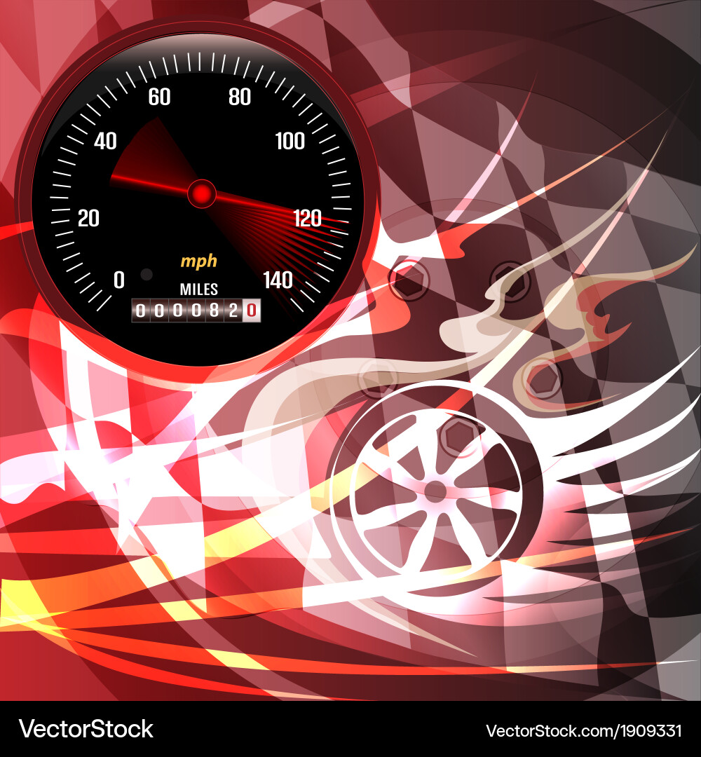 Speedometer Display vector image