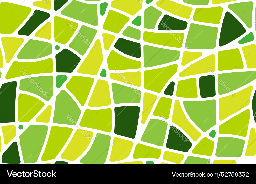 Bright citrus color mosaic floor tile pattern Vector Image