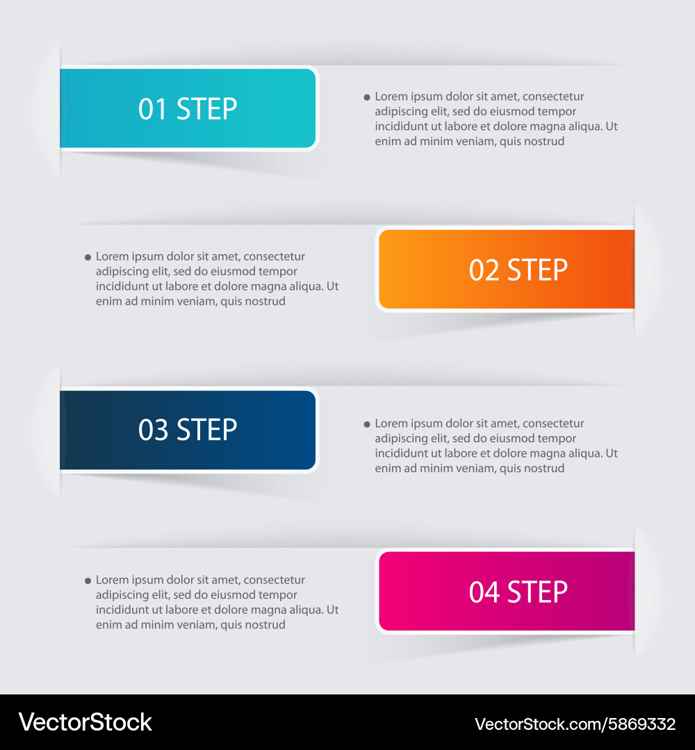 Colorful info graphics for your business Vector Image