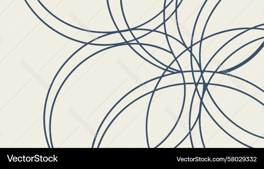 Fluid Curved Lines Pattern Vector Image