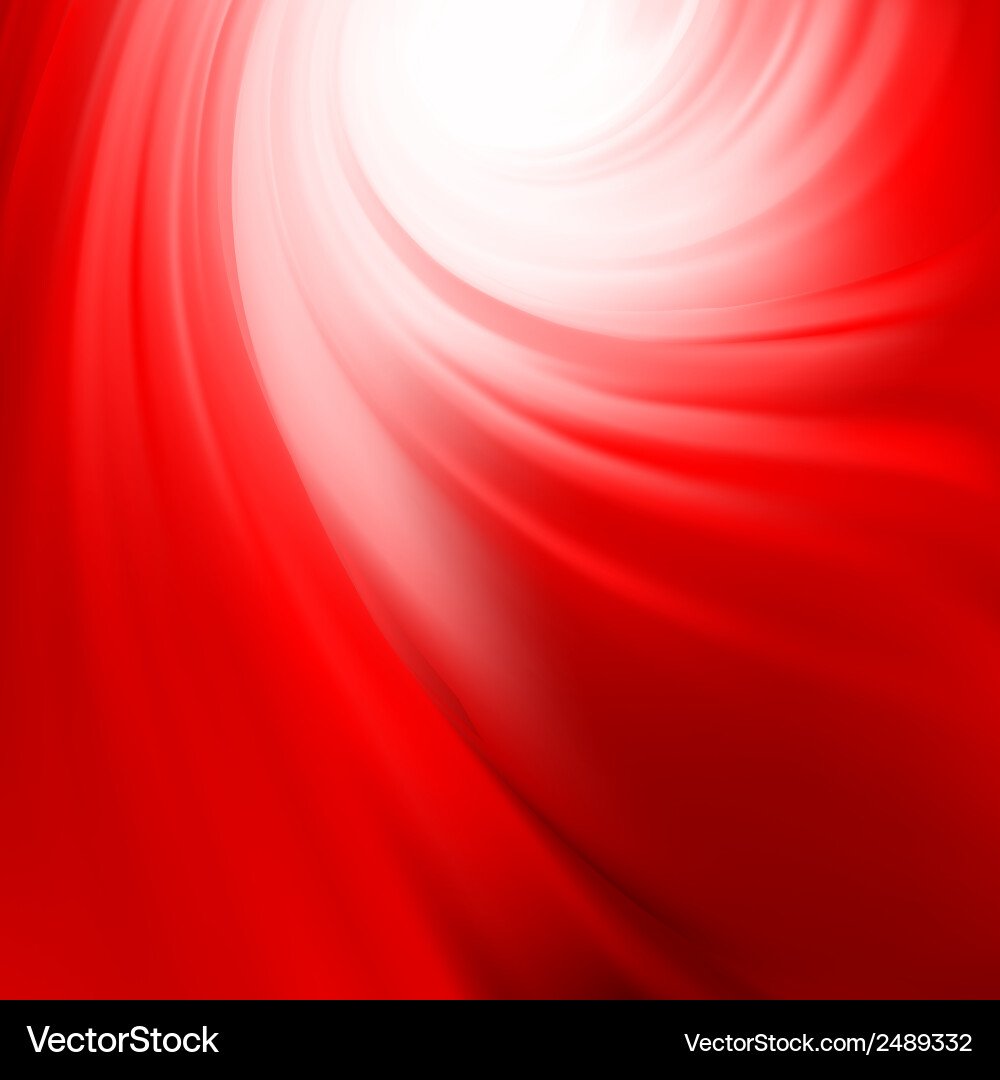 Red Swirl Abstract Background Vector Image